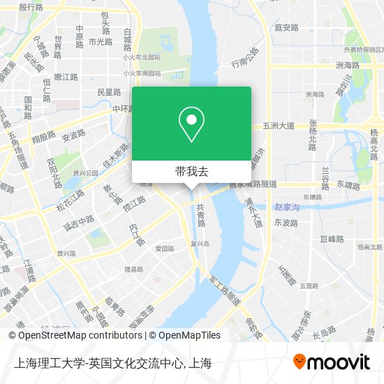 上海理工大学-英国文化交流中心地图