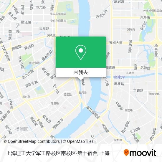 上海理工大学军工路校区南校区-第十宿舍地图