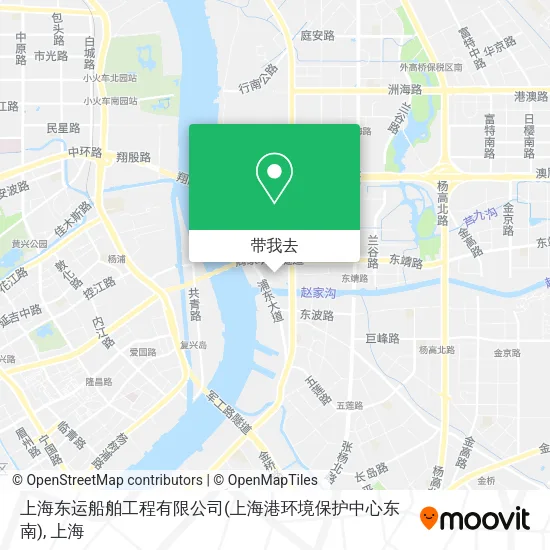 上海东运船舶工程有限公司(上海港环境保护中心东南)地图