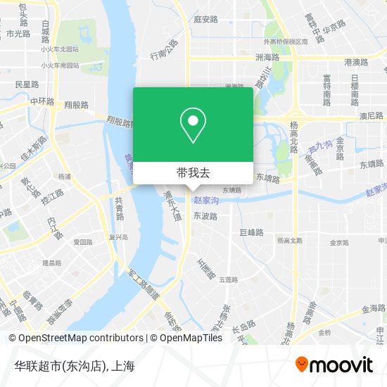 华联超市(东沟店)地图