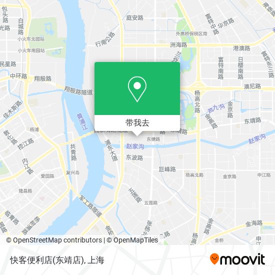 快客便利店(东靖店)地图