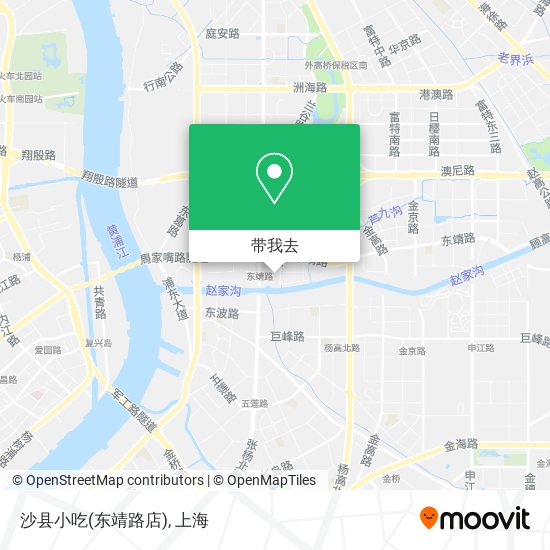 沙县小吃(东靖路店)地图