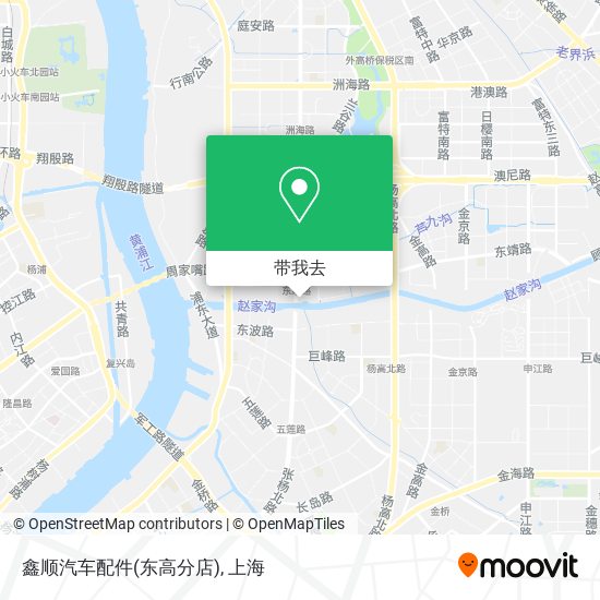 鑫顺汽车配件(东高分店)地图