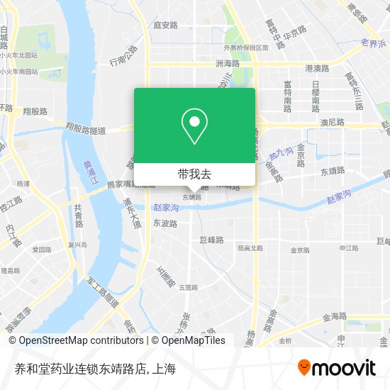 养和堂药业连锁东靖路店地图