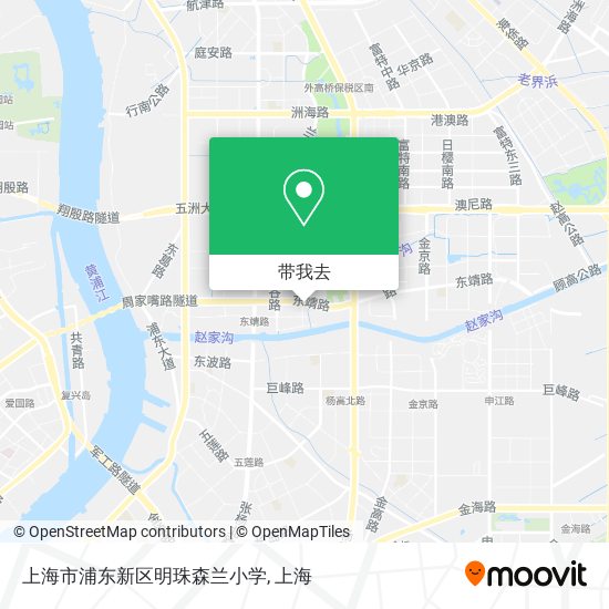 上海市浦东新区明珠森兰小学地图