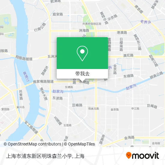 上海市浦东新区明珠森兰小学地图