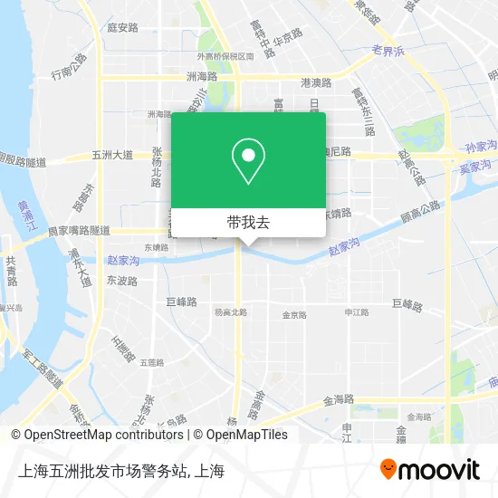 上海五洲批发市场警务站地图