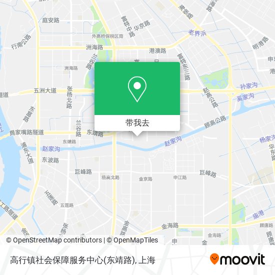 高行镇社会保障服务中心(东靖路)地图