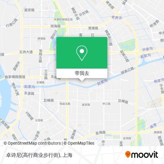 卓诗尼(高行商业步行街)地图
