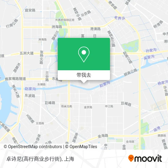 卓诗尼(高行商业步行街)地图