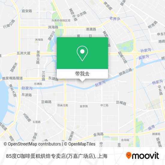 85度C咖啡蛋糕烘焙专卖店(万嘉广场店)地图