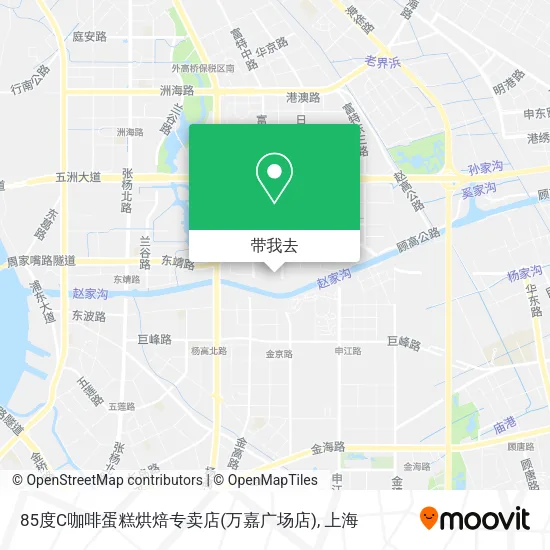 85度C咖啡蛋糕烘焙专卖店(万嘉广场店)地图