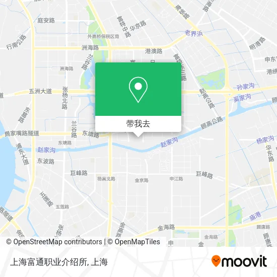 上海富通职业介绍所地图