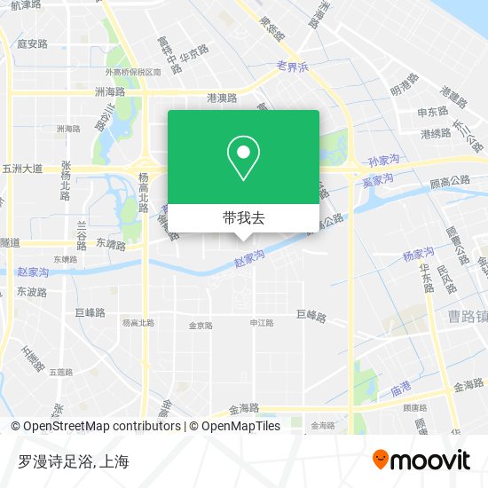 罗漫诗足浴地图