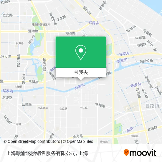 上海赣渝轮胎销售服务有限公司地图