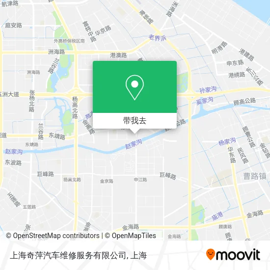 上海奇萍汽车维修服务有限公司地图