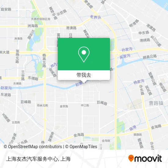 上海友杰汽车服务中心地图
