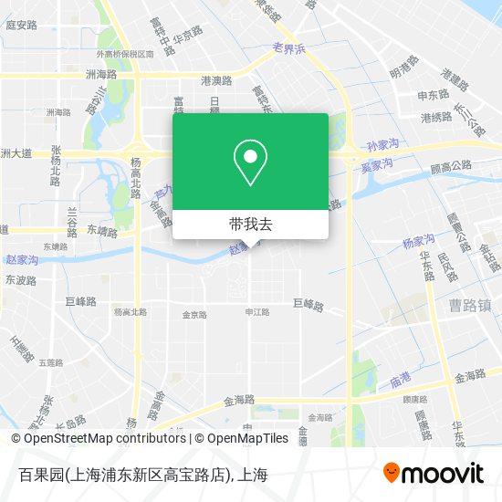 百果园(上海浦东新区高宝路店)地图