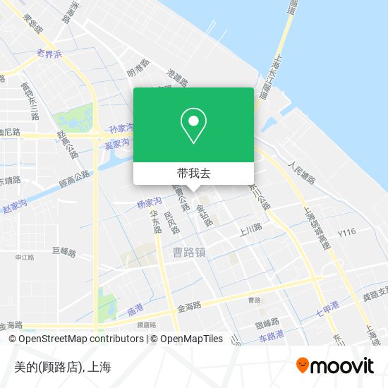 美的(顾路店)地图