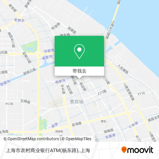 上海市农村商业银行ATM(杨东路)地图