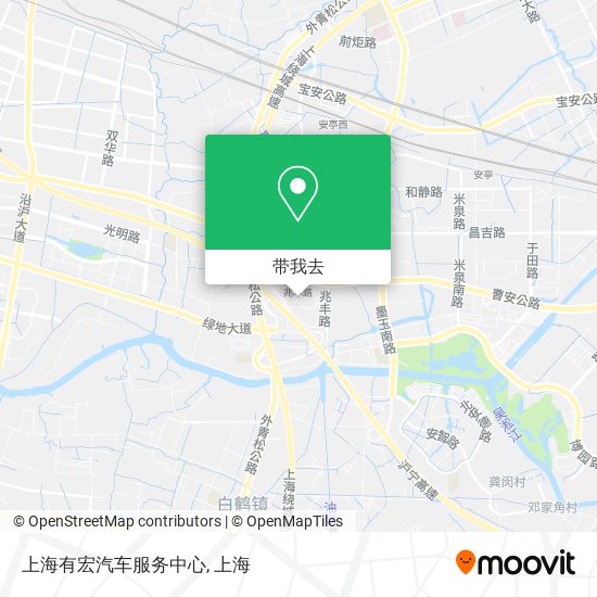 上海有宏汽车服务中心地图