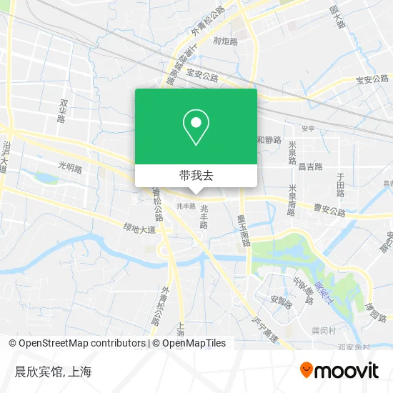 晨欣宾馆地图