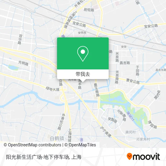 阳光新生活广场-地下停车场地图