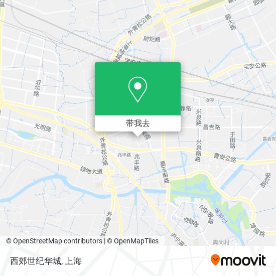 西郊世纪华城地图