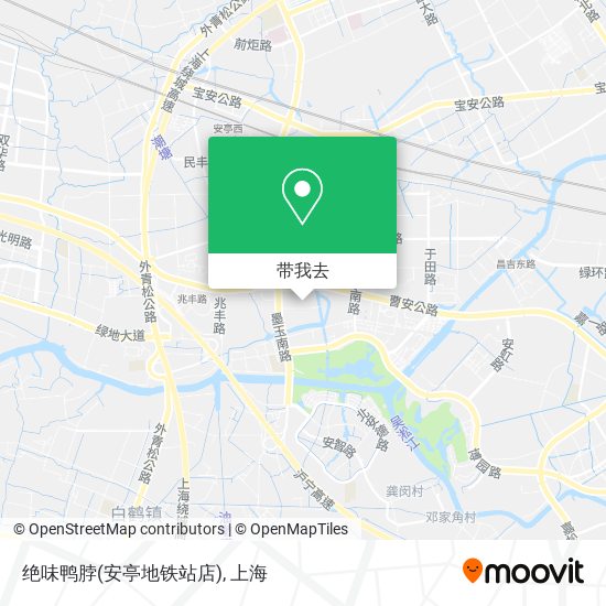 绝味鸭脖(安亭地铁站店)地图