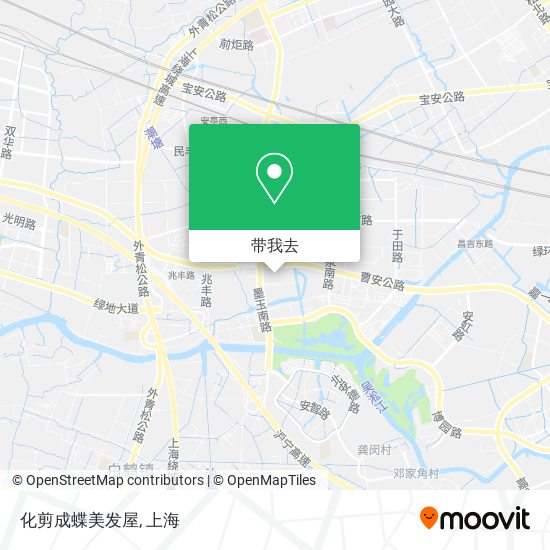 化剪成蝶美发屋地图