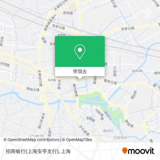 招商银行(上海安亭支行)地图