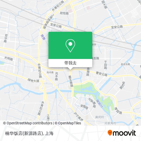 楠华饭店(新源路店)地图
