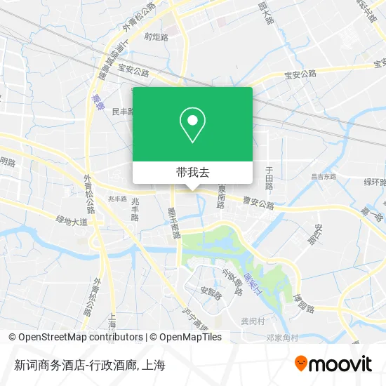 新词商务酒店-行政酒廊地图
