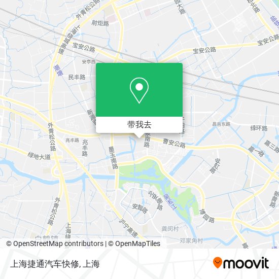 上海捷通汽车快修地图