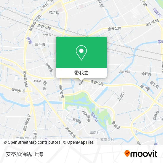 安亭加油站地图