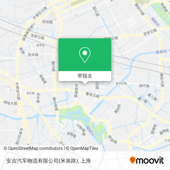 安吉汽车物流有限公司(米泉路)地图
