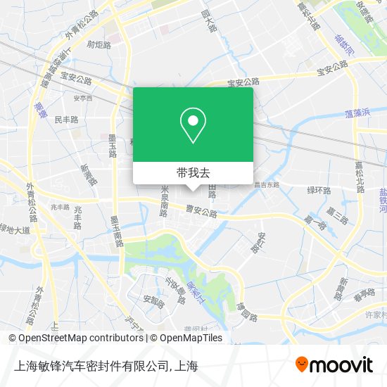 上海敏锋汽车密封件有限公司地图