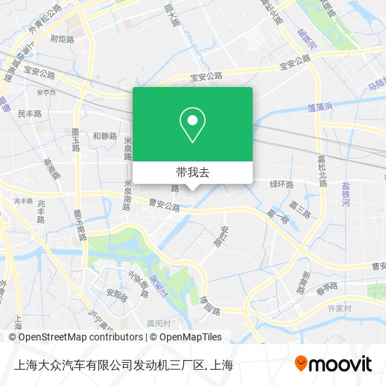 上海大众汽车有限公司发动机三厂区地图