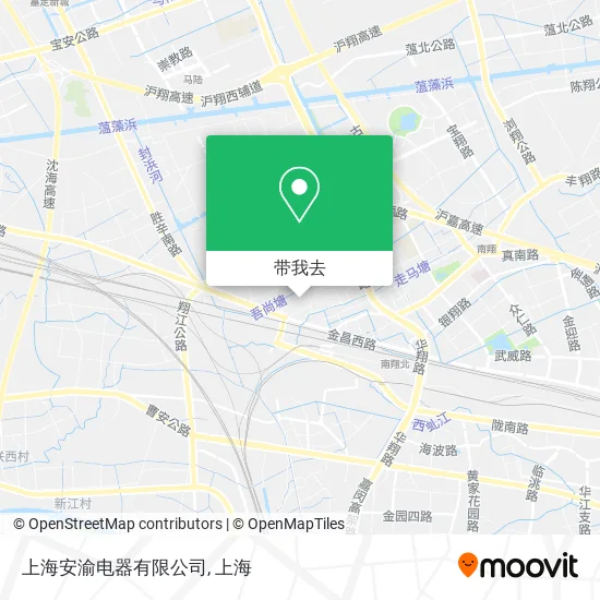 上海安渝电器有限公司地图