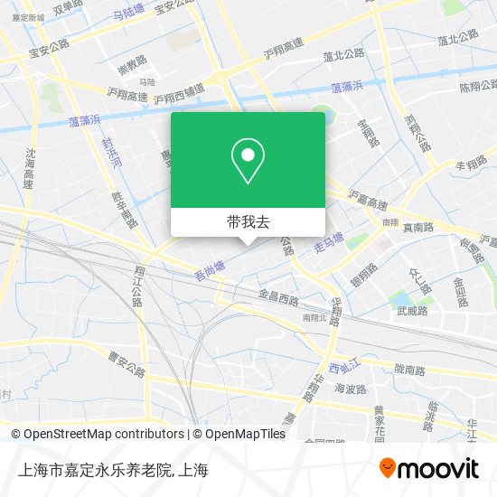 上海市嘉定永乐养老院地图