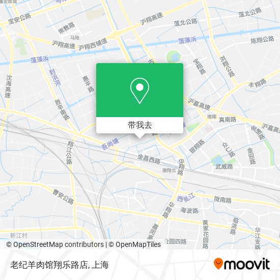 老纪羊肉馆翔乐路店地图