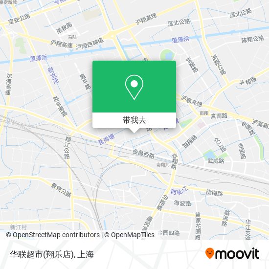 华联超市(翔乐店)地图