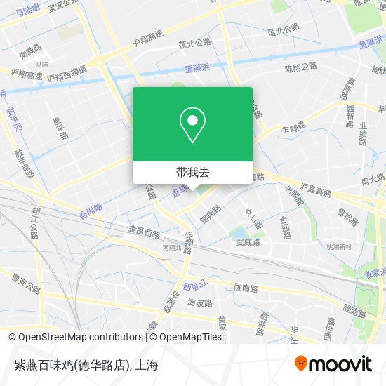 紫燕百味鸡(德华路店)地图