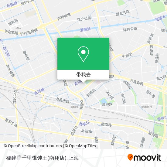 福建香千里馄饨王(南翔店)地图