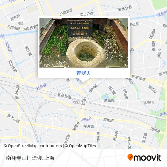 南翔寺山门遗迹地图