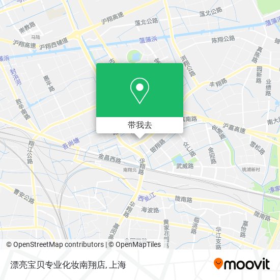 漂亮宝贝专业化妆南翔店地图