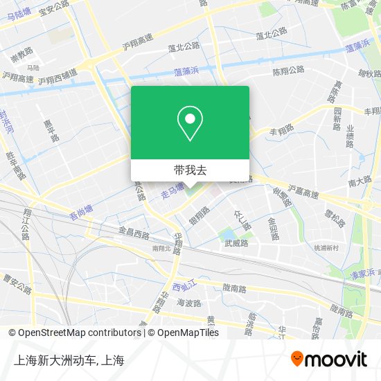上海新大洲动车地图