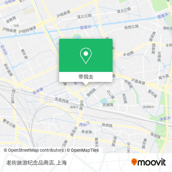 老街旅游纪念品商店地图