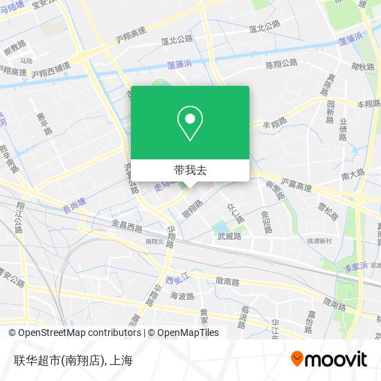 联华超市(南翔店)地图