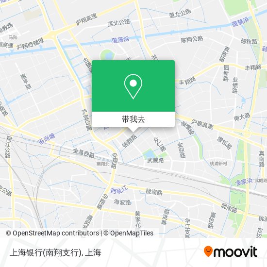 上海银行(南翔支行)地图